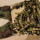 Camo maastokuosi väritys upea suuri huivi käsin tehty - pikkukuva 4