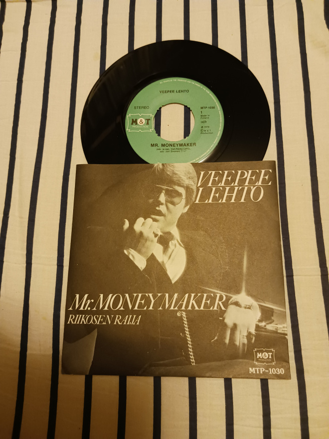 VeePee Lehto – Mr.Moneymaker 7" ps orig 1979 Uusi