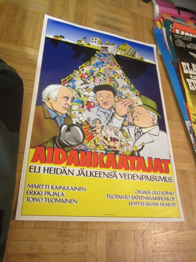 VANHA ORIG ELOKUVAJULISTE AIDANKAATAJAT