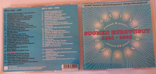 SUOMEN EUROVIISUT 1961-2005 2cd