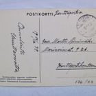 VANHA Postikortti Martta Wendelin Kulkenut 1939 - pikkukuva 2