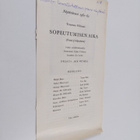 Tennessee Williams : Sopeutumisen aika (käsiohjelma) - pikkukuva 1