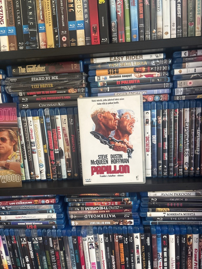 Papillon (1973) Steve McQueen suomijulkaisu