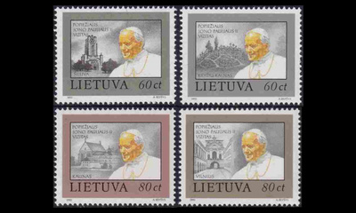 Liettua 533-6 ** Paavin vierailu (1993)