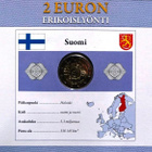 SUOMI 2 Euroa 2012 euro 10 vuotta Monetan kotelossa UNC - pikkukuva 2