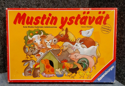 Mustin Ystävät Lautapeli .Ravensburger 1989. Harvinainen pe