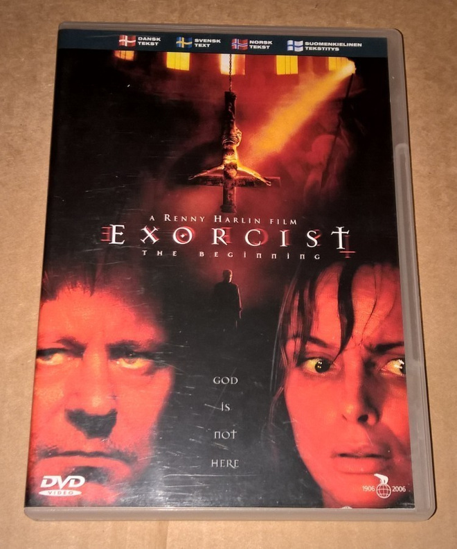 EXORCIST THE BEGINNING DVD RENNY HARLIN FILM