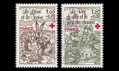Ranska 2129-30 o Punainen Risti (1978)