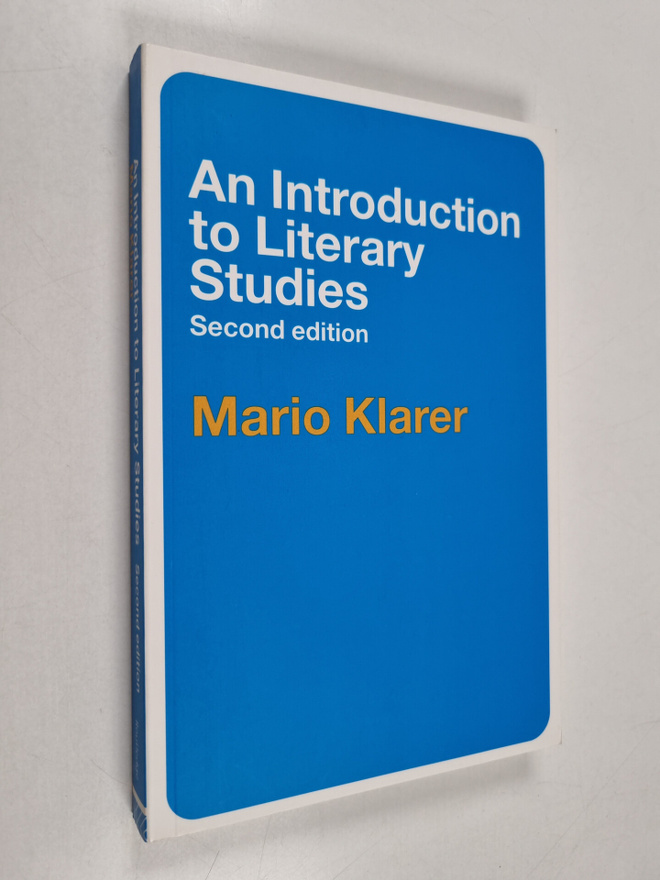 Mario Klarer : An introduction to literary studies