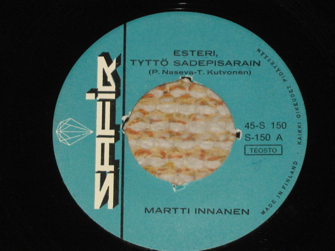7" MARTTI INNANEN - Esteri, Tyttö Sadepisa - single 1967 EX-