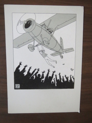 Joost Swarte: Une carte de la serie 10 angoisses sarjakuvak.