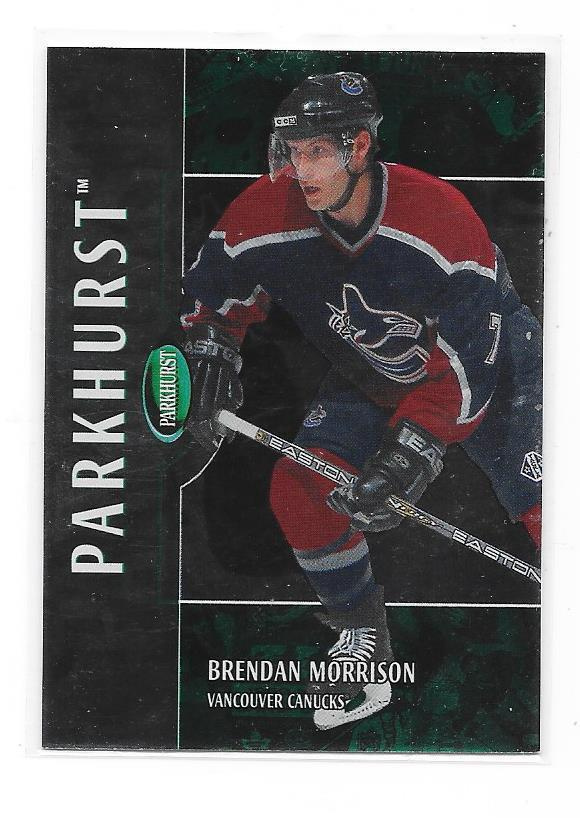 2002-03 Parkhurst #186 Brendan Morrison Vancouver Canucks