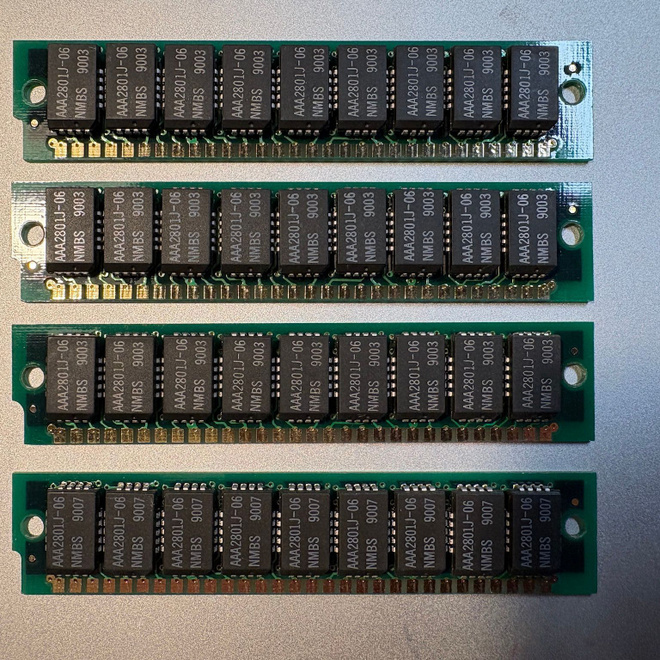 30-pin Simm-muistikampa 256 kb