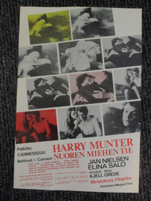 Harry Munter - nuoren miehen tie (1969) vanha elokuvajuliste