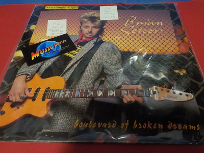 BRIAN SETZER - BOULEVARD OF BROKEN DREAMS M-/M- 12'' MAXI