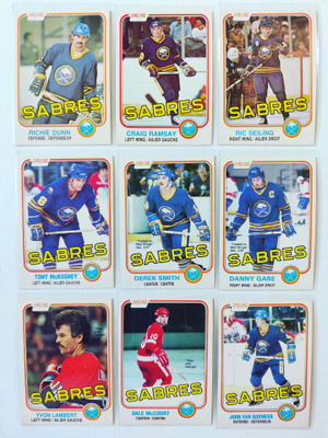 81-82 Opc - Buffalo Sabres 12kpl
