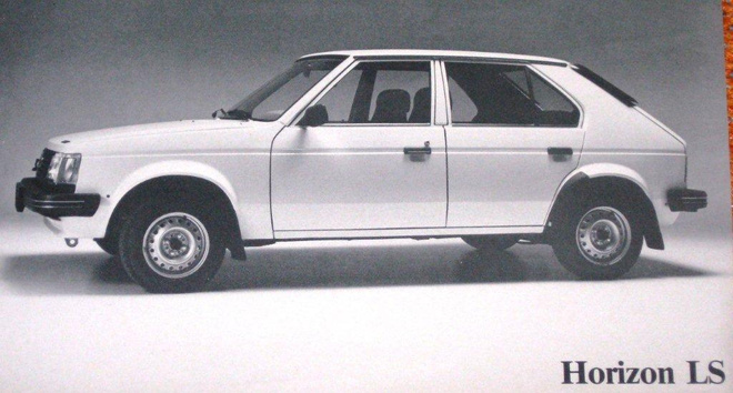 1982 Talbot Horizon LS (1,1-litrainen) esite - KUIN UUSI