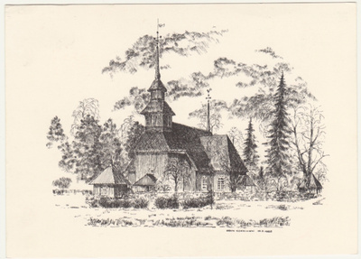 Keuruu kirkko + erikoisleima 1986