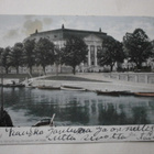 Turku, Kirjasto joen takana, väripk, p. 1906 - pikkukuva 1