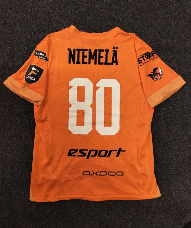 Esport Oilers Game Worn Niemelä #80