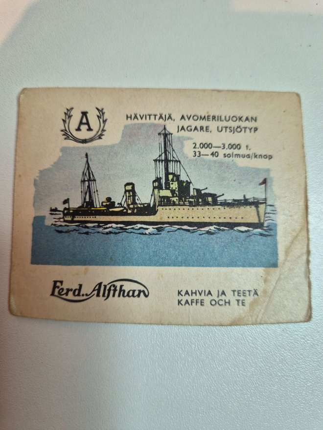 Kahvikuva - laivat	Fred Alftan	   (17965)