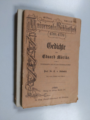 Eduard Mörike : Gedichte von Eduard Mörike