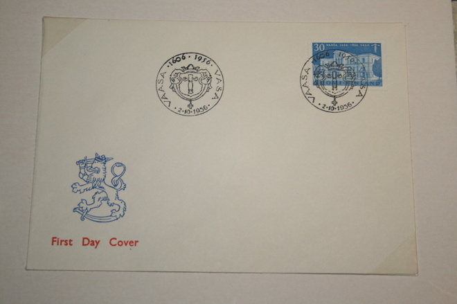 FDC kuori 2.10.1956 Vaasa 350v.