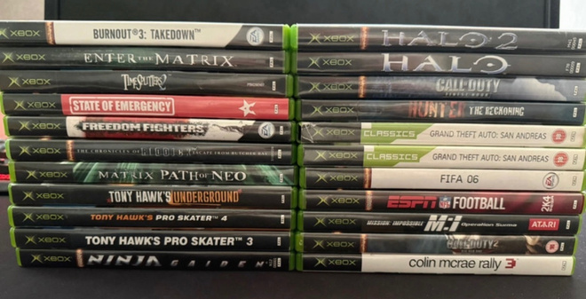 Xbox pelejä 8e/kpl