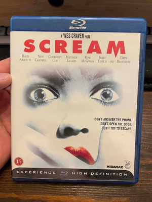 Scream (bluray, nordic, 1996, Wes Craven)