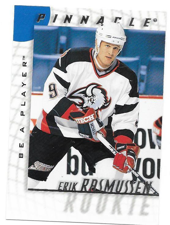97-98 Be A Player #217 Erik Rasmussen Buffalo ex- Ässät