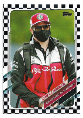 2021 Topps F1 Checkered Flag #26 Kimi Räikkönen