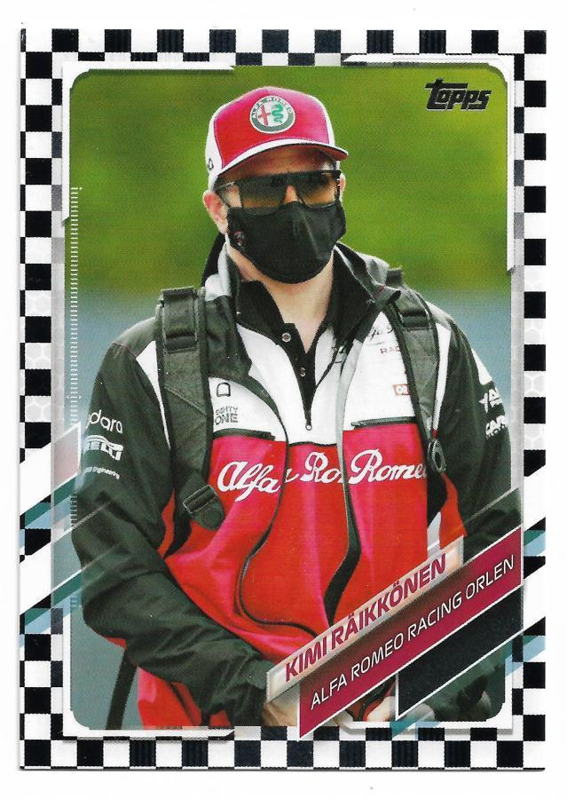2021 Topps F1 Checkered Flag #26 Kimi Räikkönen