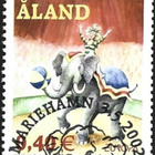 Åland 2002  Eurooppa 0,40 €  EP alareuna LOISTO LaPe 208 - pikkukuva 1