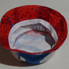 Marimekko Mansikkavuoret lierihattu n. 5-8 - vuotiaalle - pikkukuva 4