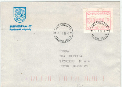1982 kirje 120p framalipukkeella