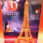 Palapeli Eiffeltorni 3 D  +valaistus LED Puzzle 47cm korkea - pikkukuva 1