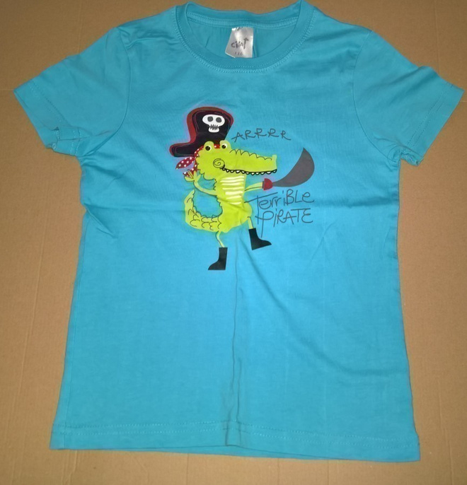 LASTEN T-PAITA CIRAF KOKO 116  TERRIBLE PIRATE