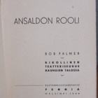 Bob Palmer: Ansaldon rooli, Fennia 1944. 125 s. - pikkukuva 4