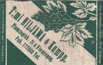 Helsinki, T:mi Hiljama & Kumpp. Flemingink 21 .s43