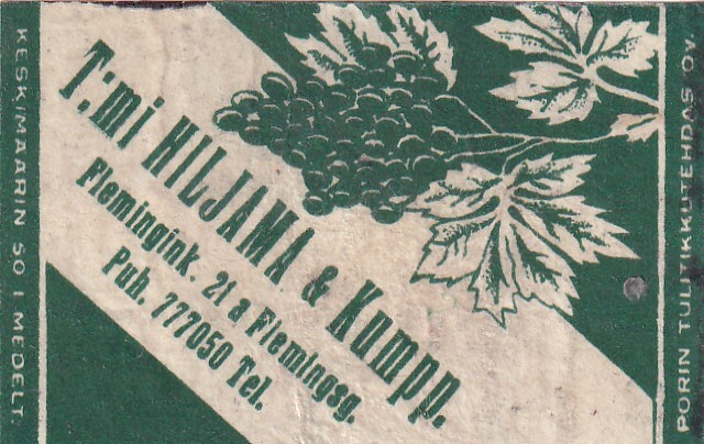 Helsinki, T:mi Hiljama & Kumpp. Flemingink 21 .s43