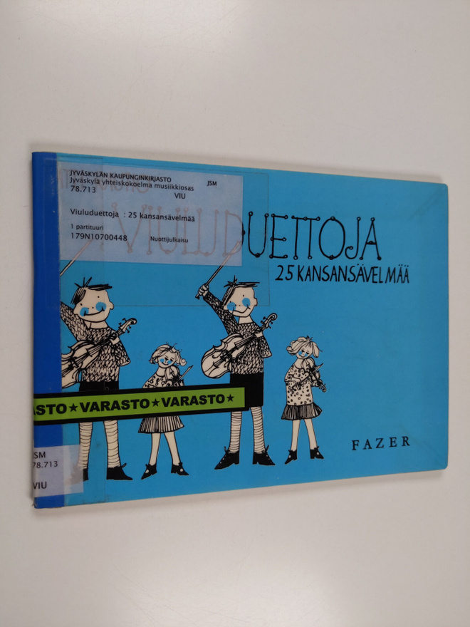 Matti Rautio : Viuluduettoja : 25 kansansävelmää