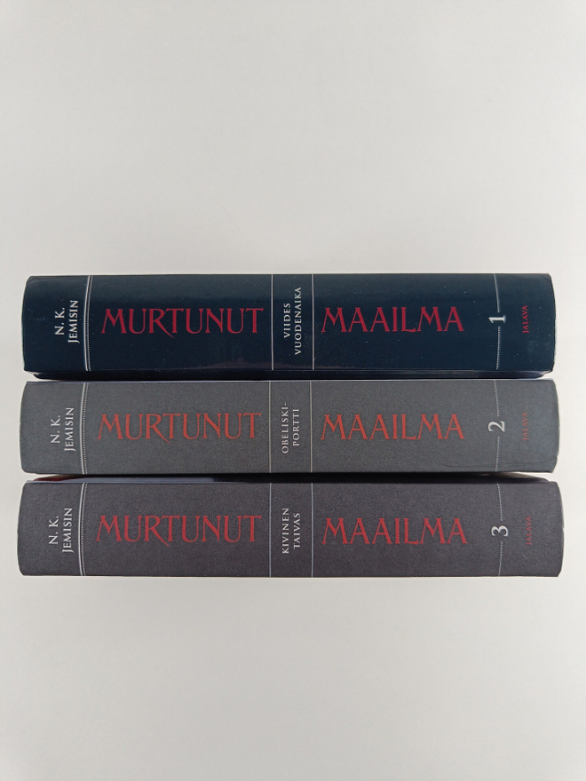 N. K. Jemisin : Murtunut maailma 1-3 ; Viides vuodenaika ...
