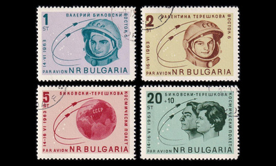Bulgaria 1394-8 o Avaruusalusten Vostok 5 ja 6 ryhmälento (