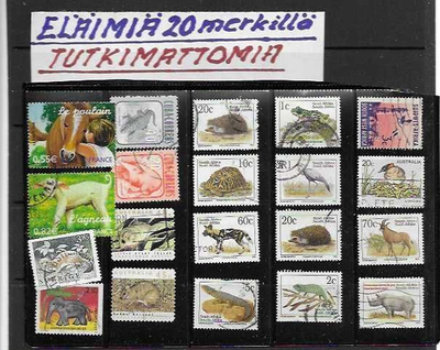 ELÄIMIÄ 20 MERKILLÄ-TUTKIMATTOMIA