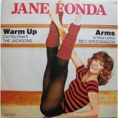 JANE FONDA  ::  WARM UP / ARMS  ::  VINYYLI  7"      1980