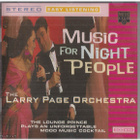 Larry Page Orchestra - Music for night people - CD - pikkukuva 1