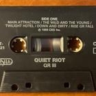 QUIET RIOT:” QR III ”, C-kasetti - pikkukuva 3