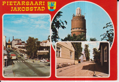 Pietarsaari - Jakobstad, vaakuna, sommitelmakortti e21