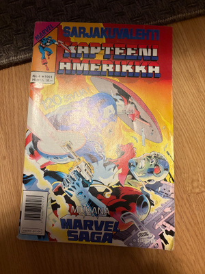 Kapteeni Amerikka sarjakuvalehti  4/1991 Marvel