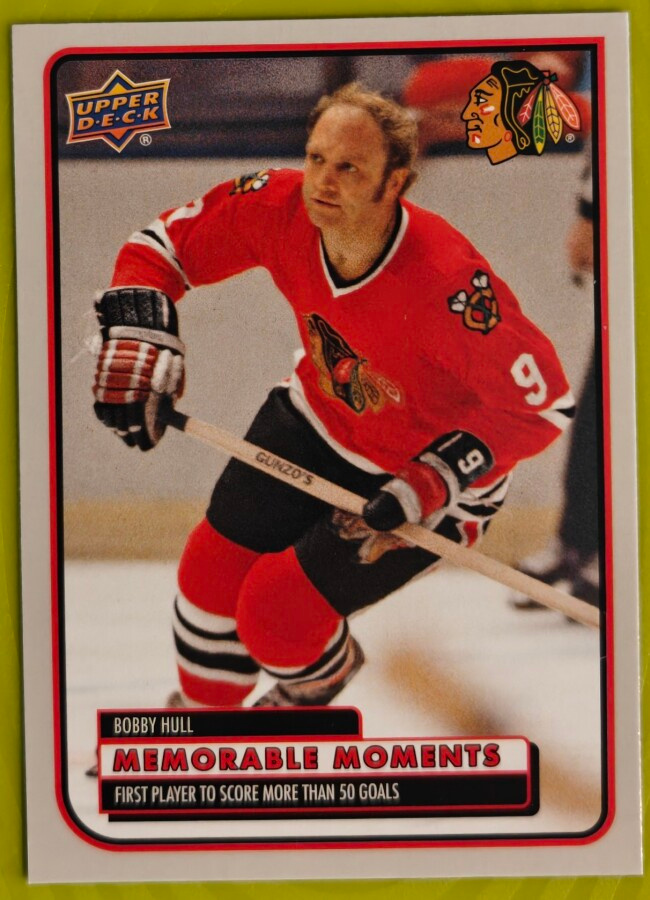 Bobby Hull 2025-26 UD Chicago Blackhawks Centennial